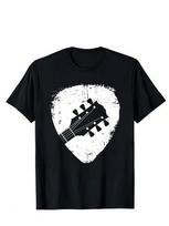 Unisex T-Shirt With Guitar Music Design  Regular Fit T-Shirt S