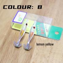 Purple Lightning UV Glow Japan Style Squid & Octopus Hook, 5CM, 2.5G, Portable Night Fishing Lure spalva b spalva
