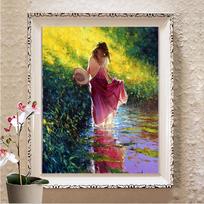 5D Diamond Painting Cross Stitch Diamond Embroidery Set Art Picture of Rhinestones Needlework Gift Home Decor Full Round 20X30CM