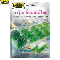 Lobo Thai Green Fruits skonio agaro desertų mišinys, nepridėta konservantų / pagaminama 4-6 porcijos, tailandietiškas desertas, 115 g 115 g gray