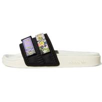 Adidas Adilette 2.0 šlepetės Pride Pack - Meilė vienija Unisex sportbačiai Baltos Off-White Pagrindinės juodos GW2411 44½ black