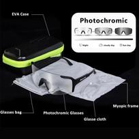 Cycling Glasses Photochromic Sunglasses Men Women MTB UV400 Riding Bike Road Eyewear Running Driving Sports Bike Bicycle Goggles One Size&Multicolor