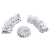 Foldable Cat Tunnel Bed Soft Plush Relaxing Multifunctional Round Pet Tunnel Toy for Kitten Puppy
