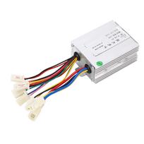 12V 500W Brushed Bike Controller Thumb Throttle Set with Keys Electric Bicycle Conversion Kit for white