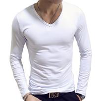 Spring and Autumn Men's T-shirt Long-sleeved Slim-fit Multicolor Net Color Round Neck Pullover Men's Bottoming Shirt XXXL