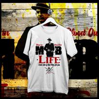 Gangster T-shirt Mob Life John Gotti Al Capone Dillinger Luciano Teflon Don new L