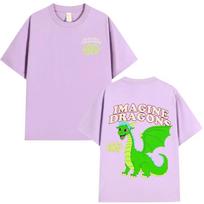 Imagine Dragons Loom World Tour 2024 T Shirt  Cartoon Dragon T-shirts Men Women High Quality  Short Sleeve Tshirt#Color(1) S