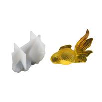 Large Goldfish Ornament Crafts Silicone Mold Epoxy Jewelry Mold Resin Casting Pendant Mold Suitable for Diy Crafts 1