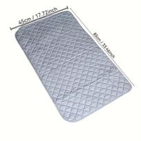 Foldable Ironing Board, Portable & Space-Saving for Home, Travel, Hotel. Quick & Easy Wrinkle Removal. Shop Now! mėlyna