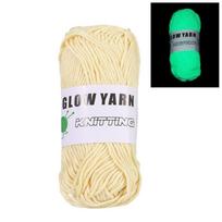 Polyester Sewing Handmade Knitting Wool Hand Knitted Glow in the Dark Luminous Chunky Yarn