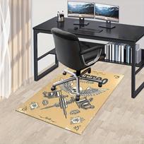 1pc Tattoo Studio Themed Rug for Home Decor, Non-slip Office Carpet, Chair mat, Outdoor Mat, Christmas and Halloween gifts-0731049 60cm by 90cm