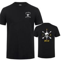 5TH Special Forces Group SFGA Nous Defions T Shirt Men Summer Short Sleeve Cool Streetwear Tops Cotton Tshirt OT091 S
