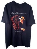 Vtg Van Morrison Šiaurės Amerikos koncertinis turas Medvilninis Visų dydžių Juodas Marškinėlis Unisex T-shirt XXXL