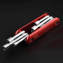 Anti-rust Aluminum Alloy Handle Universal Folding Socket Wrench Used for Mechanical Maintenance and Automobile Repair 1