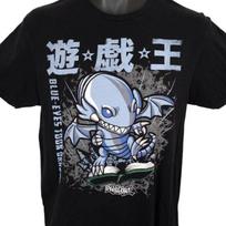 Yu Gi Oh Blue Eyes Toon Dragon T Shirt Mens Size Medium Black Funko Pop 3XL