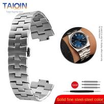 11mm 12mm Convex For Tissot PRX Super Player Watchband T137.407/410 t137.210 metal strap stainless steel Men's women's wristband For Men 12mm