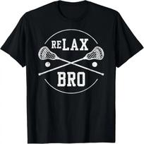ReLax Bro Lax Sticks – Retro Vintage Funny Lacrosse T-Shirt S