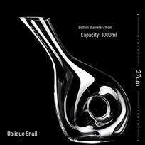 Snail Glass Wine Decanter
