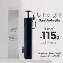 Parachase Ultra-Lightweight 111g Carbon Fiber Folding Umbrella - UV Protection Windproof Travel Umbrella with 6R Aluminum-Glass Ribs