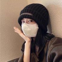 Korean Knit Balaclava: Autumn/Winter Couple's Fashion - Warm Scarf Hat with Ear Protection.