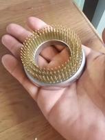 Round Kenzan Ring Japanese Flower Arrangement Base Stainless Copper Ikebana Florist Tool