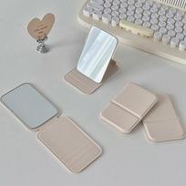 Women Mini Mirror Folding Makeup Hand Mirror Portable Single-side Mini Cosmetic Mirror Foldable High Definition Vanity Tools