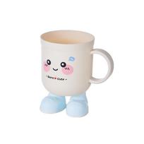 Student Lovely Mouthwash Cup Cute Children Tooth Brushing Cup Creative PP Rinse Cup Bathroom mėlyna