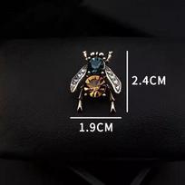 New Vintage Bee Rhinestone Brooch Trend Creative Corsage Creative Anti-light Pin