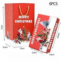 Folding Christmas Surprise Gift Box DIY Assembly Pop-Up Pop-Up Surprise Box Bouncing Popup Explosion Gift Boxes Christmas Gifts as show
