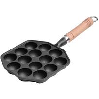 14 Holes Cast Iron Takoyaki Grill Pan Nonstick Frying Pan Octopus Meat Ball Mold Maker Easy To Clean Pancake Baking Mold Pan