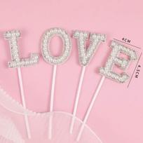 Pearl Cake Decorations, 520 Mother's Day Flower Decorations, Cake Toppers, Baking Decorations