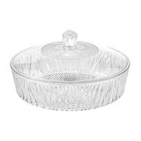 Dessert Table Display Catering Tray with Lid Decorative Transparent Dustproof Cake Plate for Wedding Dining Room Events Party