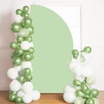Arch Backdrop Cover, Wedding Arch Stand Cover, Spandex Half Moon Arch Covers for Birthday Party, Baby Shower, Banquet Decoration 3.9x1.6FT(120x50cm)