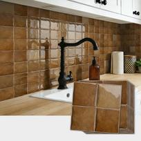 Peel-and-stick tile stickers Self-adhesive tile decals Kitchen and bathroom backsplash decor Bedroom decor (as the picture,5pcs)