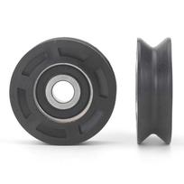 POM Nylon Roller Pulley 105016mm Ball Bearing Sliding Conveyor Planar Wheel