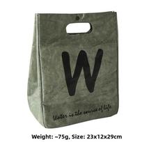Dupont Paper Lunch Bag Handheld Bento Box Thermal Insulation Bag for Office Workers And Students Outdoor Casual Vintage Sle