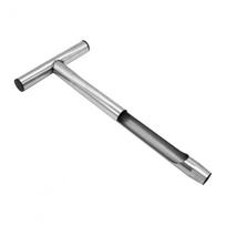 Professional Stainless Steel Soil Probe Corrosion Resistant T-Handle Soil Test Kit Durable Pushing Tool Gardening