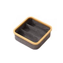 3 /4/9 Grids Underwear Storage Box Folding Thickened Pants Storage Box Bamboo Frame Save Space Socks Classification Basket