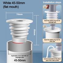 Odor-resistant. Silicone Drain Trap Dish Drainer Kitchen Sink Drain Pipe Drains 2colors Sewer Sealing Plug Home