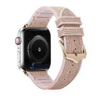 Fabric Silicone Strap for Apple Watch Series 10 42mm 46mm Ultra 49mm 44mm 41mm 45mm 40mm Correa Diamond Case IWatch 9 8 7 Se 6 S10-46mm