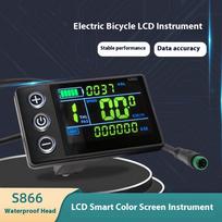 24V/36V/48V Electric Bicycle Meter Wear Resist Bicycle Speedometer Intelligent Ebike Odometer for Mountain Electric Bike Parts China Mainland