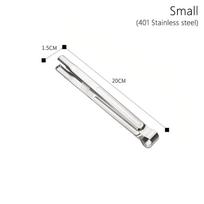 1Pcs 410 Stainless Steel Grill Tongs S/M/L/XL Non-Slip Food Clip Multifunctional Lengthened BBQ Steak Clip Cooking Utensils
