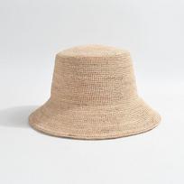 USPOP Fine Raffia Crochet Bucket Hat for Women Summer Wide Brim Sun Hat Beach Vacation Hat