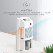 2.2L AC 220V Mini Desiccant Compact LED Discplay Air Purifier Machine Automatic Power-off Dehumidifier Office Home Dehumidifiers White