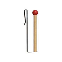 Solid Wood Paper Roll Holder Wall Mounted Hole-free Hanging Tissue Holder Space Saving Paper Towel Rack Bathroom