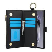 for Samsung Galaxy S24/S23/S22/S21 Ultra Note 20 Ultra Wallet case with Zipper Credit Card Holder RFID Blocking,Flip Folio Cover For Galaxy S22