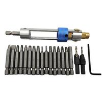 Half Time Drill Driver Set with Flip Rotating Head 18 Drill Bits Including Cross Slot Flat and Countersunk with Plastic Box China Mainland