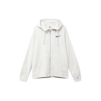 Nike Logo Full Zip Hoodie 'White' Men's FJ1320-030 S