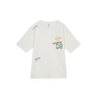 Converse Put-a-Smile-On-Your-Face Logo T-Shirt Asia Sizing 'White' Unisex 10024879-A01 XL