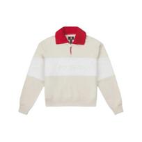 (WMNS) Converse YOTD Half-Zip Crew Sweater Asia Sizing 'Beige' Women's 10026812-A01 M